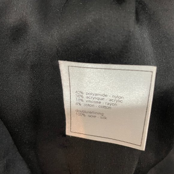 CHANEL $6500 06P BLACK MULTICOLOR FRINGED TWEED - Picture 8 of 11